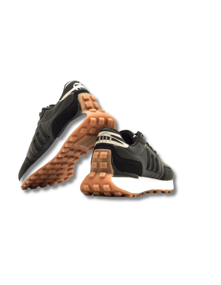 Zapatillas Casual Mujer Mustang Negro Comodas-60838