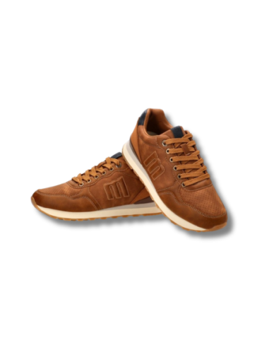 Zapatillas Casual Hombre Mustang Marrones Ligeras-84755
