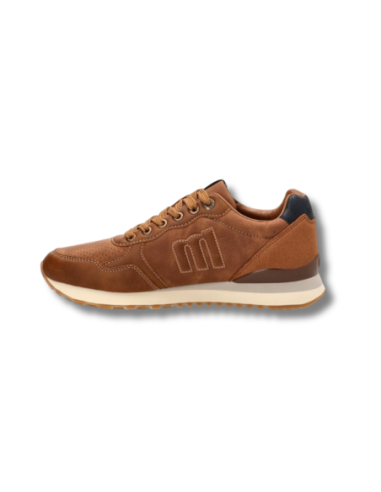 Zapatillas Casual Hombre Mustang Marrones Ligeras-84755
