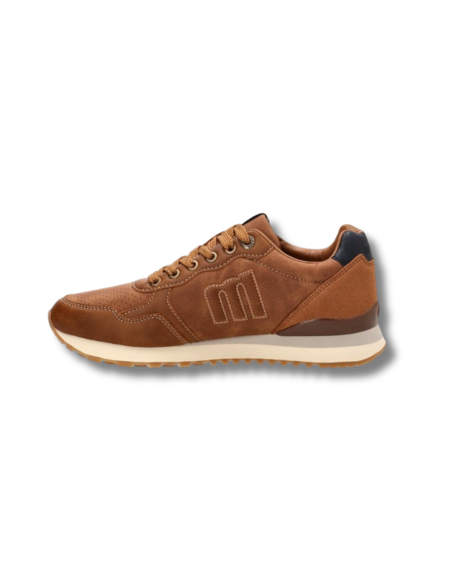 Zapatillas Casual Hombre Mustang Marrones Ligeras-84755