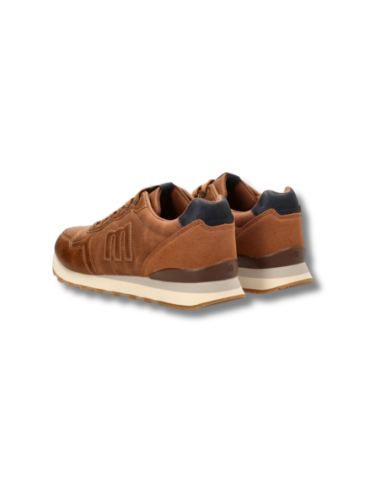 Zapatillas Casual Hombre Mustang Marrones Ligeras-84755