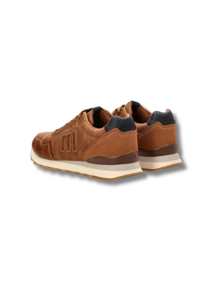 Zapatillas Casual Hombre Mustang Marrones Ligeras-84755