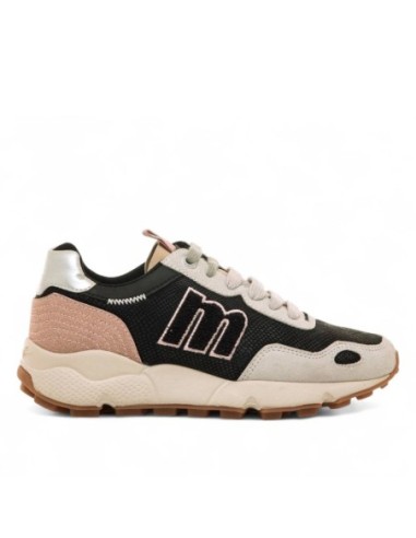 Zapatillas Casual Mujer Mustang Negro Ligeras-60885-53