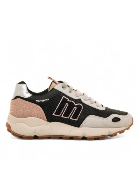 Zapatillas Casual Mujer Mustang Negro Ligeras-60885-53