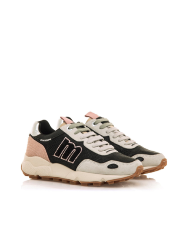 Zapatillas Casual Mujer Mustang Negro Ligeras-60885-53