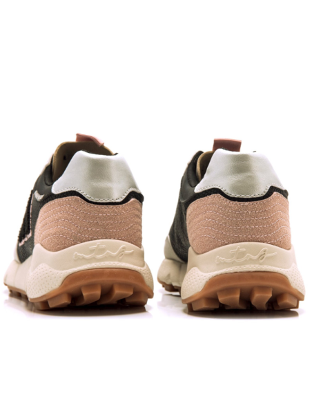 Zapatillas Casual Mujer Mustang Negro Ligeras-60885-53