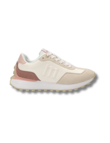 Zapatillas Casual Mujer Mustang Blancas Ligeras-60838-88