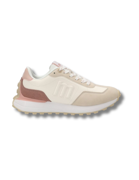Zapatillas Casual Mujer Mustang Blancas Ligeras-60838-88