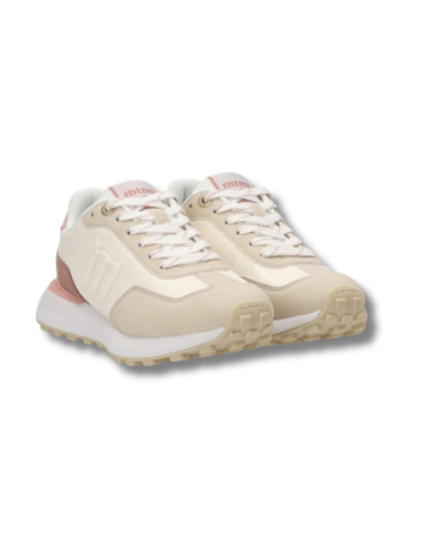 Zapatillas Casual Mujer Mustang Blancas Ligeras-60838-88