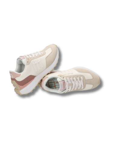 Zapatillas Casual Mujer Mustang Blancas Ligeras-60838-88