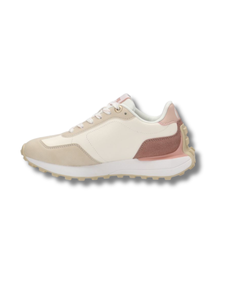 Zapatillas Casual Mujer Mustang Blancas Ligeras-60838-88