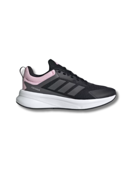 Zapatillas Running Mujer Adidas FortaRun Negras Transpirables-JR9311