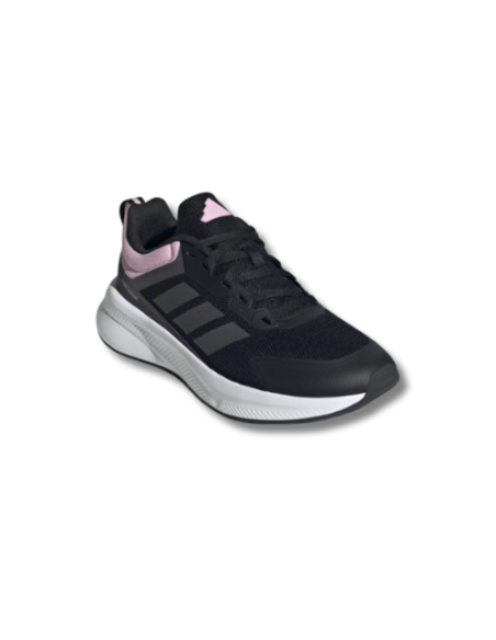 Zapatillas Running Mujer Adidas FortaRun Negras Transpirables-JR9311