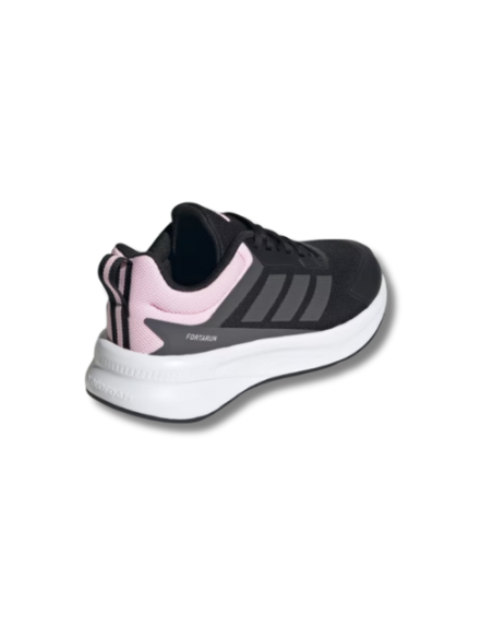 Zapatillas Running Mujer Adidas FortaRun Negras Transpirables-JR9311
