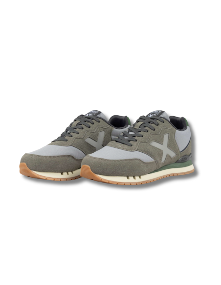 Zapatillas Casual Hombre Munich Dash 626 Gris Comodas-4150262