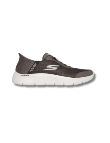 Zapatillas Casual Hombre Skechers Go Walk Flex Marron Comodas-216324/BRN