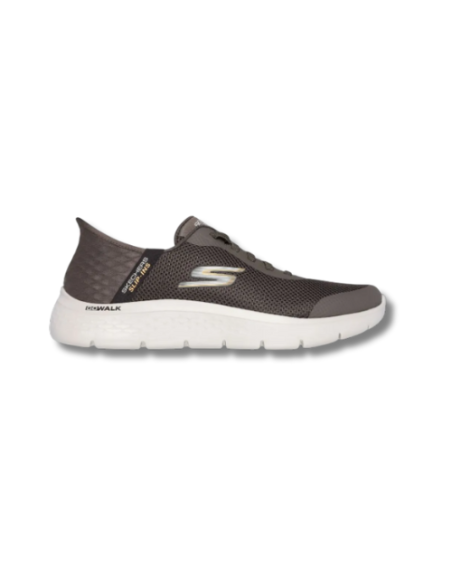 Zapatillas Casual Hombre Skechers Go Walk Flex Marron Comodas-216324/BRN