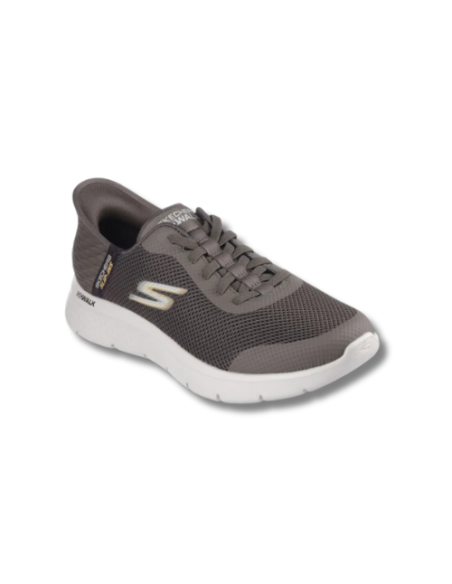 Zapatillas Casual Hombre Skechers Go Walk Flex Marron Comodas-216324/BRN