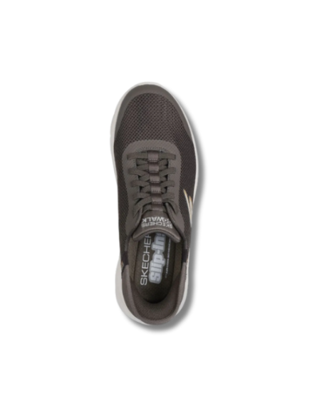 Zapatillas Casual Hombre Skechers Go Walk Flex Marron Comodas-216324/BRN