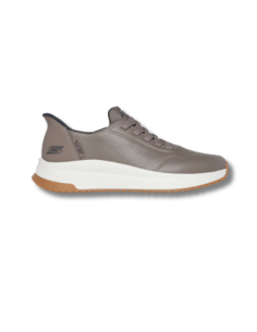 Zapatillas Casual Hombre Skechers Bobs Squad Gris Comodas-118424/TPE