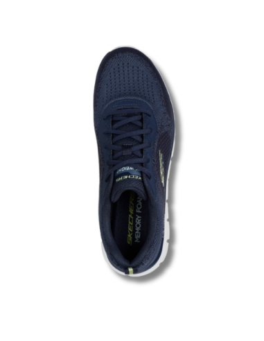 Zapatillas Depotivas Hombre Skechers Track Glendor Marino Ligeras-232699/NVLM