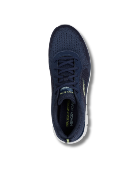 Zapatillas Depotivas Hombre Skechers Track Glendor Marino Ligeras-232699/NVLM