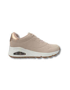 Zapatillas Casual Skechers Mujer Shimmer Away Rosa Comodas-155196/NAT