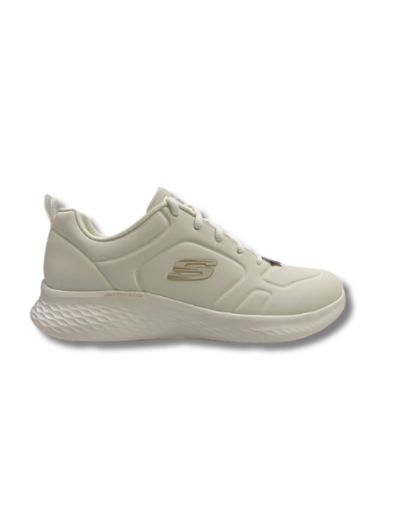 Zapatillas Casual Mujer Skechers City Stride Blancas Comodas-150047/OFWT