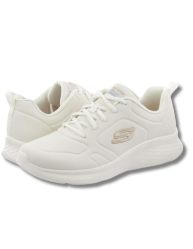 Zapatillas Casual Mujer Skechers City Stride Blancas Comodas-150047/OFWT
