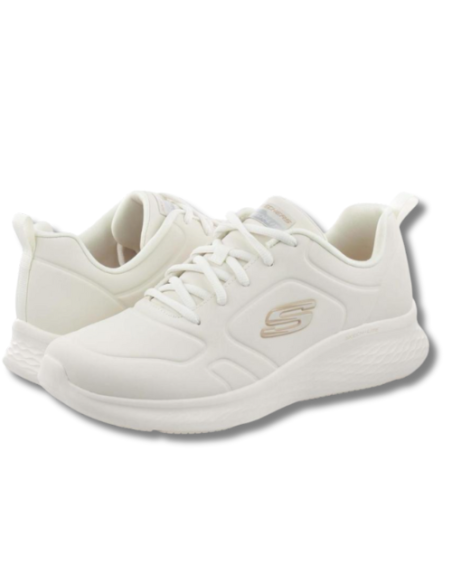 Zapatillas Casual Mujer Skechers City Stride Blancas Comodas-150047/OFWT