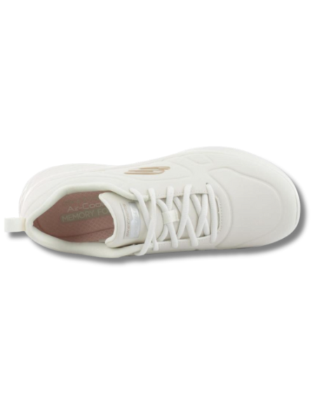 Zapatillas Casual Mujer Skechers City Stride Blancas Comodas-150047/OFWT
