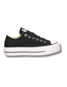 Zapatillas Casual Mujer Converse Lona Negro Comodas-560250C