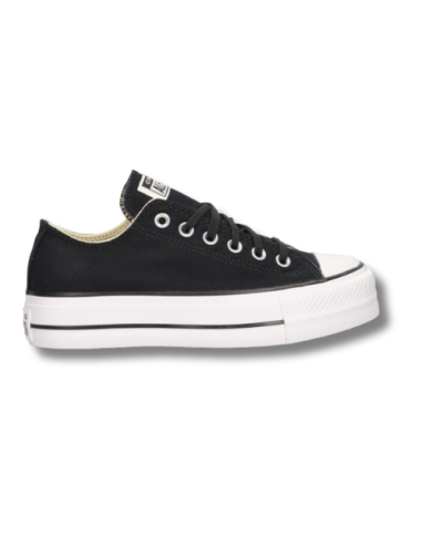 Zapatillas Casual Mujer Converse Lona Negro Comodas-560250C