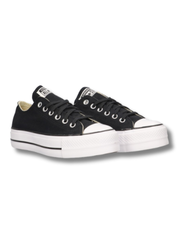 Zapatillas Casual Mujer Converse Lona Negro Comodas-560250C