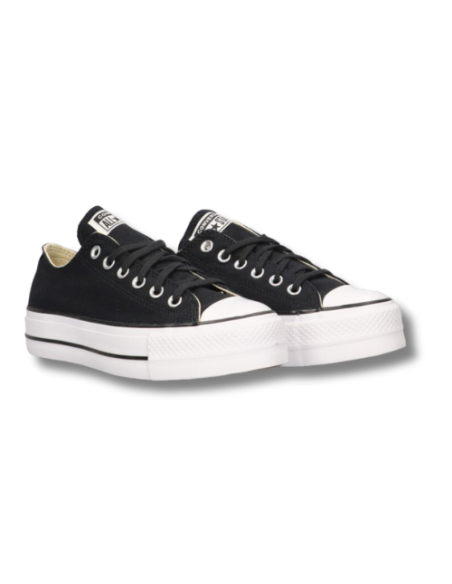 Zapatillas Casual Mujer Converse Lona Negro Comodas-560250C