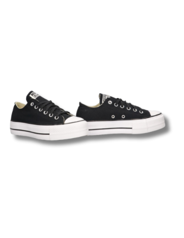 Zapatillas Casual Mujer Converse Lona Negro Comodas-560250C