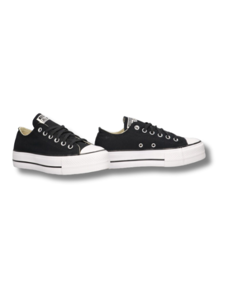 Zapatillas Casual Mujer Converse Lona Negro Comodas-560250C