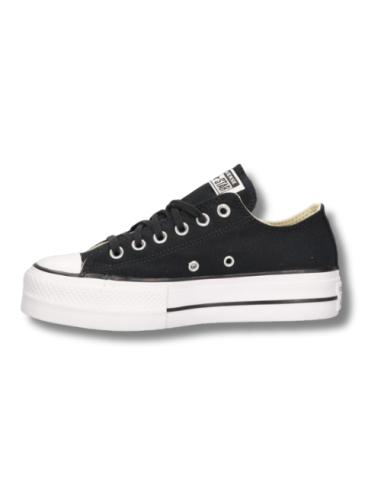Zapatillas Casual Mujer Converse Lona Negro Comodas-560250C
