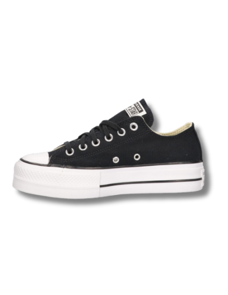Zapatillas Casual Mujer Converse Lona Negro Comodas-560250C
