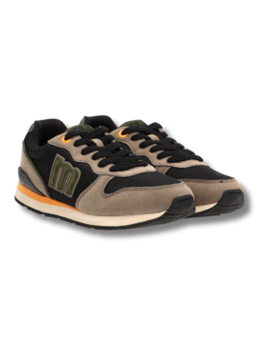 Zapatillas Casual Hombre Mustang Nixon Negro Comodas-C56293