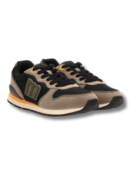 Zapatillas Casual Hombre Mustang Nixon Negro Comodas-C56293