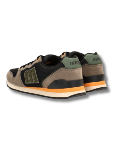 Zapatillas Casual Hombre Mustang Nixon Negro Comodas-C56293