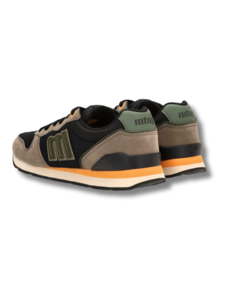 Zapatillas Casual Hombre Mustang Nixon Negro Comodas-C56293