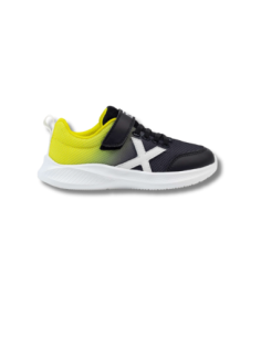 Zapatillas Casual Niño Munich Mini Leta 03 Negro y Amarillo Ligeras-8935003