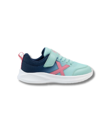 Zapatillas Casual Niña Munich Mini Leta 06 Verde agua, Rosa y Azul Ligeras-8935006