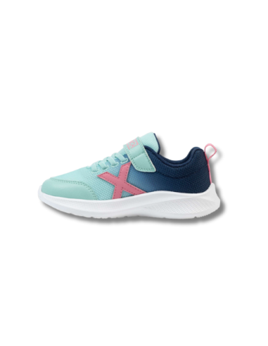 Zapatillas Casual Niña Munich Mini Leta 06 Verde agua, Rosa y Azul Ligeras-8935006