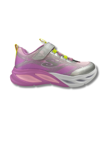 Zapatillas Casual Niña Skechers Lights Comic Glow Rosa Divertidas-303712L/SMLT