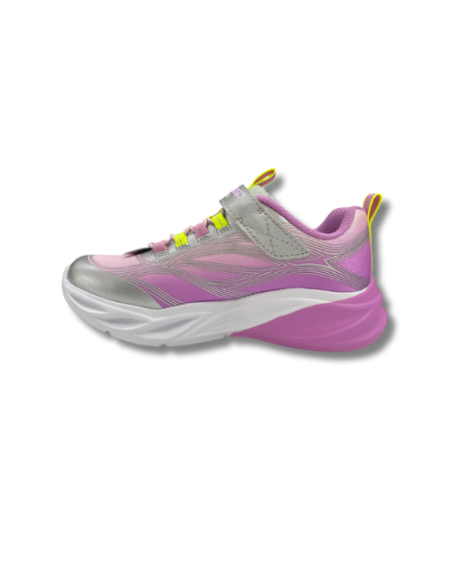 Zapatillas Casual Niña Skechers Lights Comic Glow Rosa Divertidas-303712L/SMLT