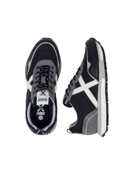Zapatillas Casual Mujer Munich Next 17 Negro Comodas 8215017