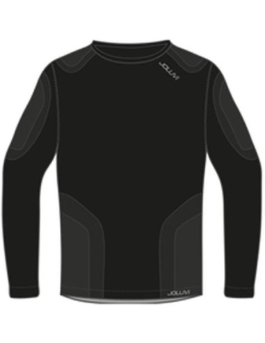 Camiseta térmica Joluvi negra manga larga cómoda